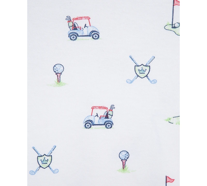 Little Me Baby Boys Cotton Golf Nightgown & Hat Set