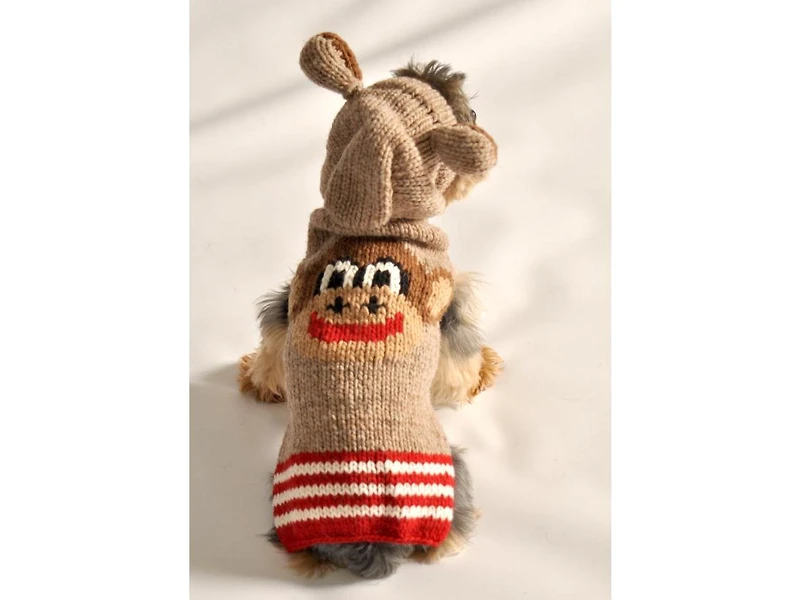 Chilly Dog Monkey Hoodie Dog Sweater