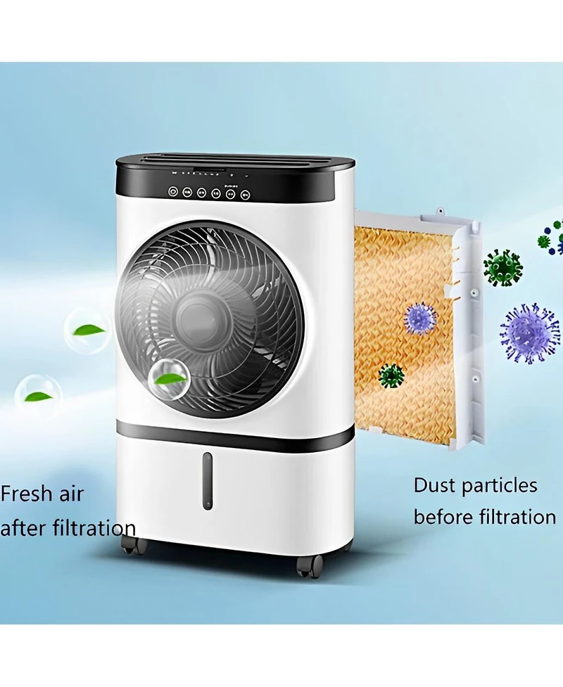 3-in-1 Air Cooler Portable Evaporative Air Cooler Fan & Humidifier with Remote Control