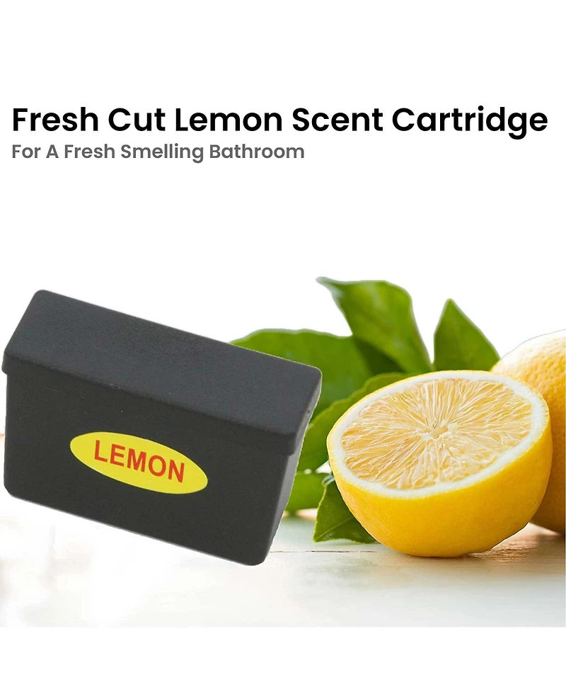 iTouchless Stainless Steel Bathroom Sensor Trash Can with AbsorbX Odor Filter and Lemon Fragrance 2.5 Gallon