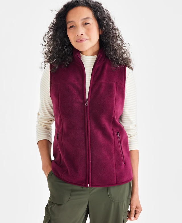 Vest Macys Womens Fleece Tops Macy's Women's Fleece Vests Deals