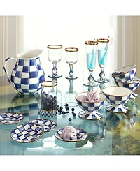 Mackenzie-Childs Royal Check Enameled Steel Pitcher
