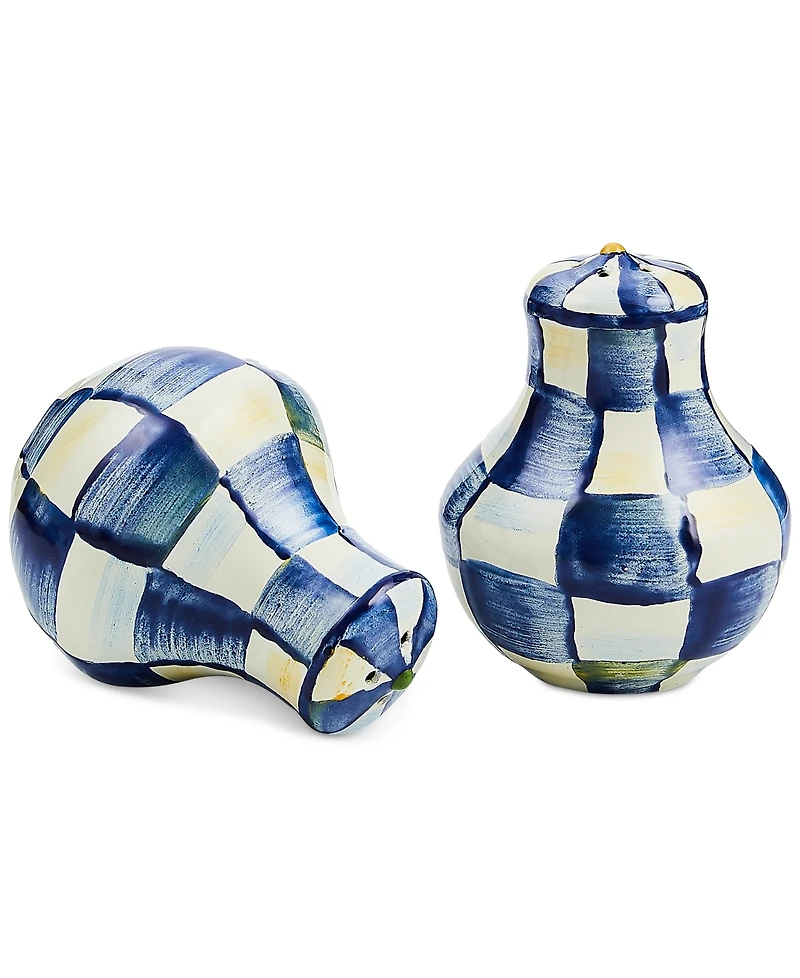 Mackenzie-Childs Royal Check Salt & Pepper Shakers