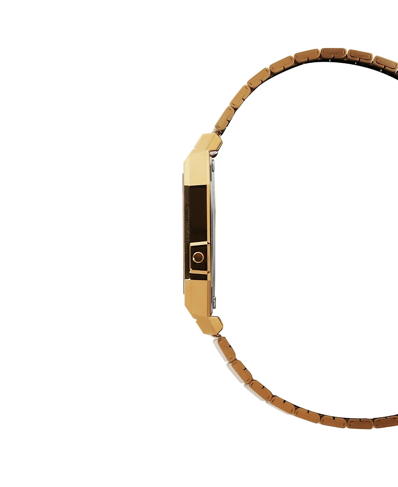 Casio Unisex Digital Gold Tone Stainless Steel Watch, 35.5mm A700WEVG-9AVT