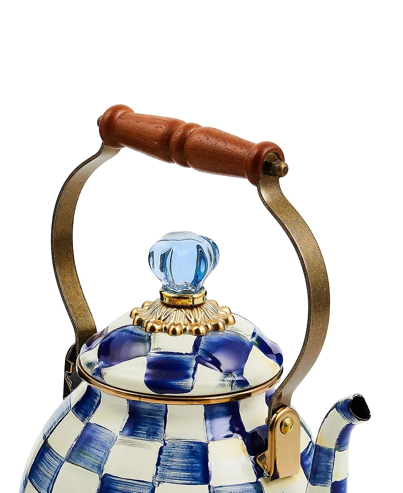 Mackenzie-Childs Royal Check 2-Qt. Tea Kettle