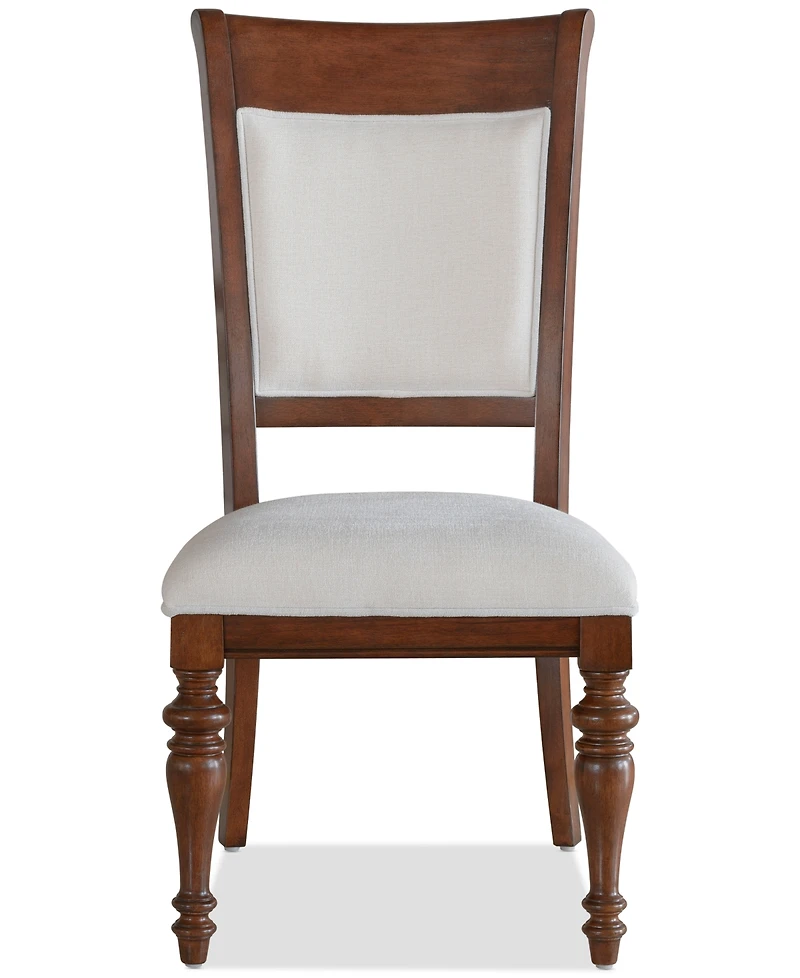 Daria Upholstered Back Side Chair, Created for Macy's