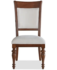 Daria Upholstered Back Side Chair, Created for Macy's