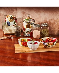 Mackenzie-Childs White Flower Market Everyday Bowl, 16-oz.