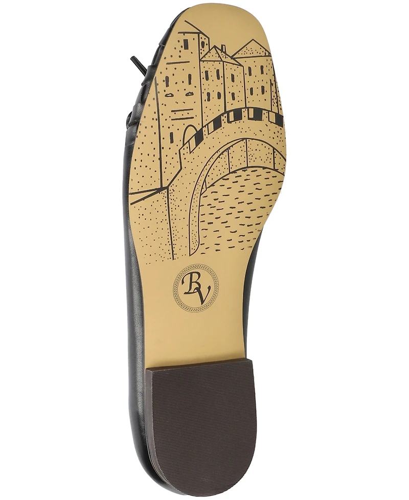 Bella Vita Women's Francie Square Toe Flats