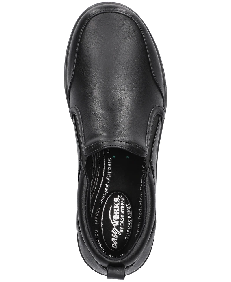 Easy Street Women's Garland Slip Resistant Flats