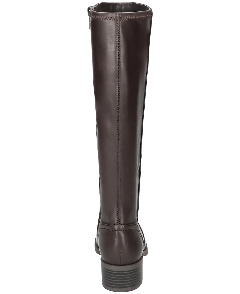 Easy Street Women's Tucker Plus Athletic Shafted Stretch-For-Fit Tall Boots