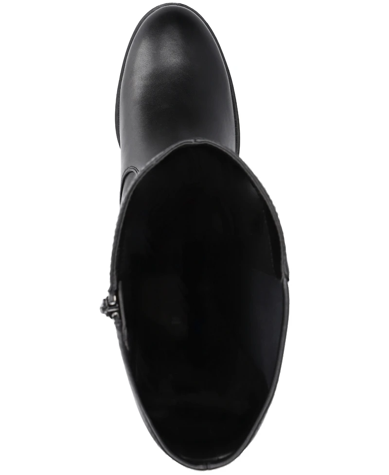 Easy Street Women's Tucker Plus Athletic Shafted Stretch-For-Fit Tall Boots