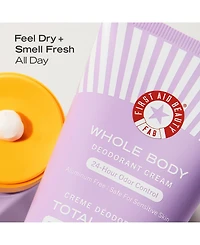 First Aid Beauty Whole Body Deodorant Cream, 3 oz.