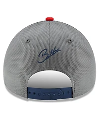 New Era Men's Gray/Navy Bubba Wallace Salute 9FORTY Adjustable Hat