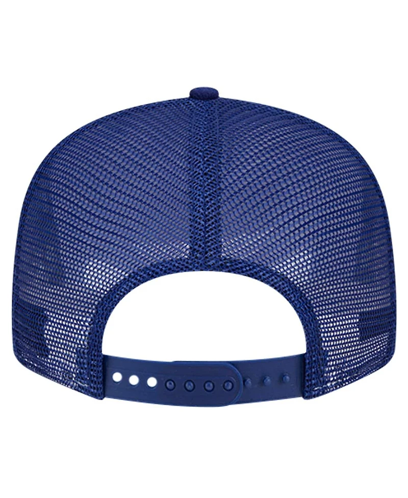 New Era Men's Royal Los Angeles Dodgers Bikini Bottom Trucker 9FIFTY Snapback Hat