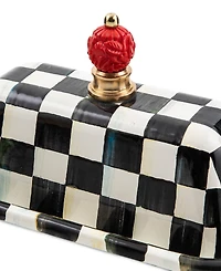 Mackenzie-Childs Courtly Check Butter Box
