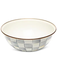 Mackenzie-Childs Sterling Check Medium Everyday Bowl, 80-oz.