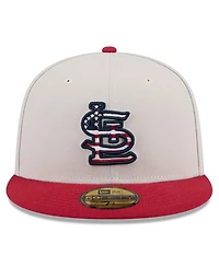New Era Men's Red St. Louis Cardinals 2024 Fourth of July 59FIFTY Fitted Hat