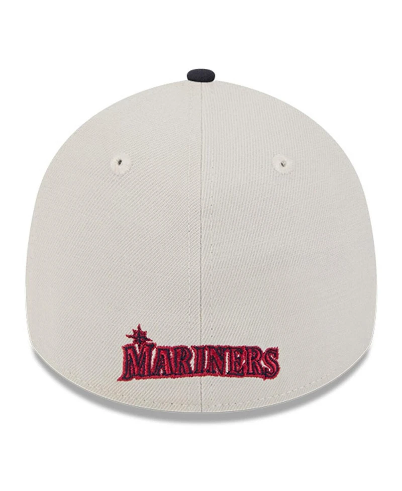 New Era Men's Black Seattle Mariners 2024 Fourth of July 39THIRTY Flex Hat