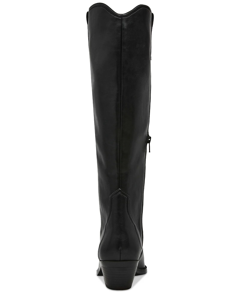 Dv Dolce Vita Women's Kit Knee-High Wide Calf Cowboy Boots