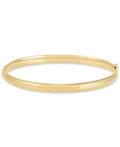Polished Bangle Bracelet Collection In 10k Gold
