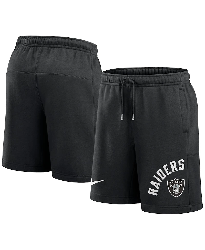 Nike Men's Black Las Vegas Raiders Arched Kicker Shorts