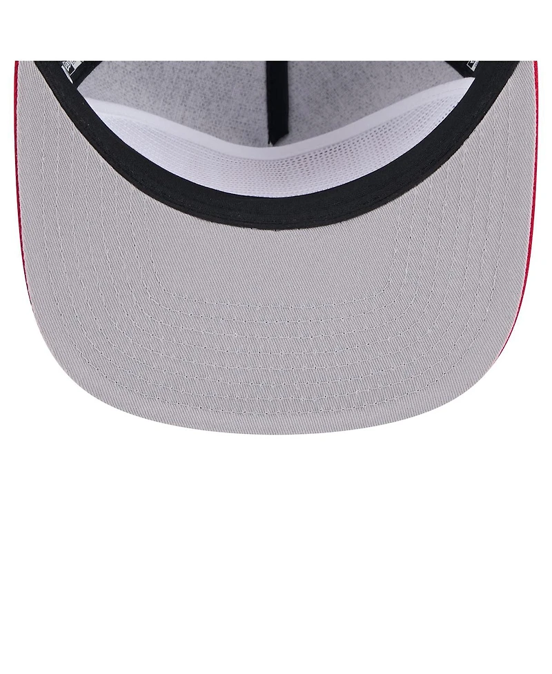 New Era Men's Black St. Louis Cardinals Throwback Meshback Golfer Hat