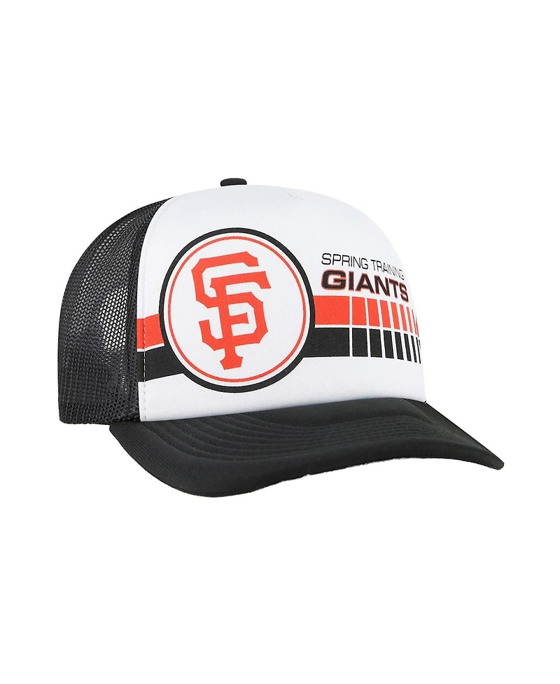 '47 Brand Men's White/Black San Francisco Giants 2024 Spring Training Foam Trucker Adjustable Hat