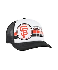 '47 Brand Men's White/Black San Francisco Giants 2024 Spring Training Foam Trucker Adjustable Hat