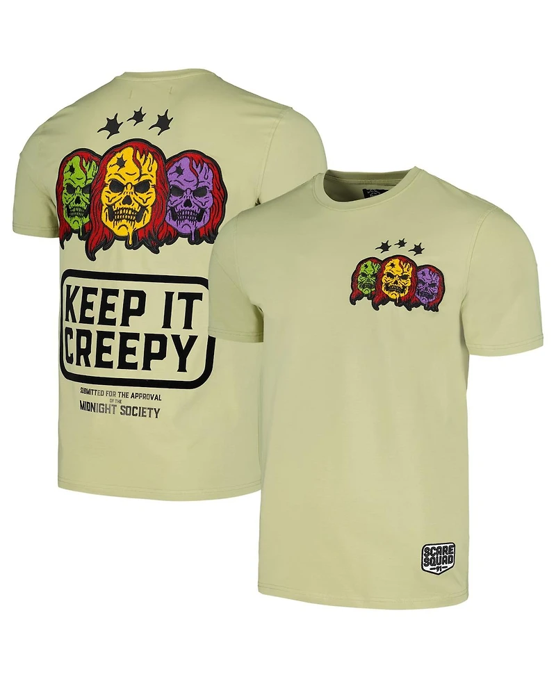 Freeze Max Men's and Women's Olive Are You Afraid of the Dark Keep It Creepy T-Shirt