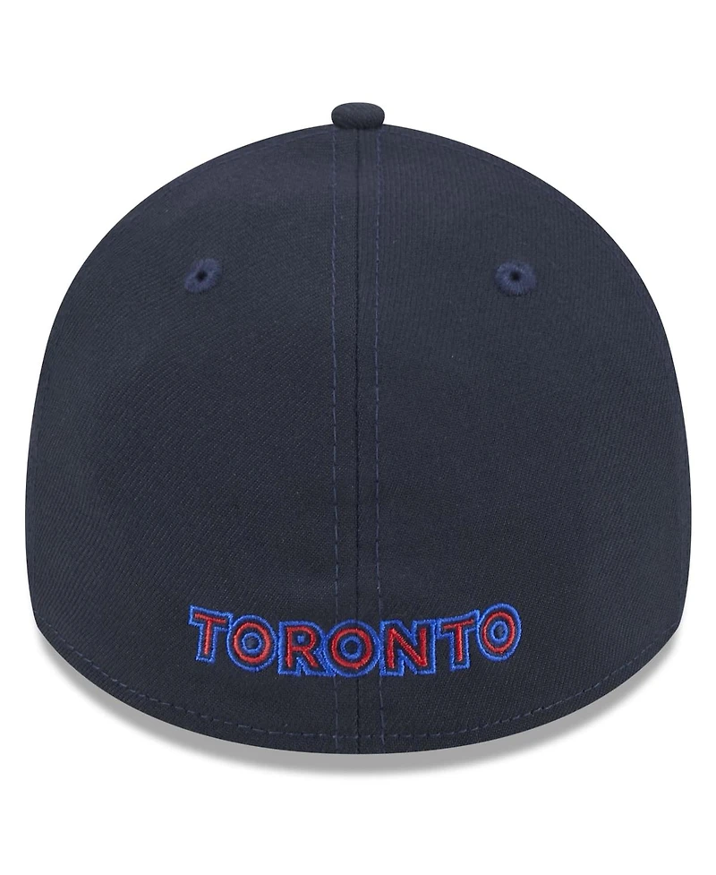 New Era Men's Navy Toronto Blue Jays 2024 City Connect 39THIRTY Flex Hat
