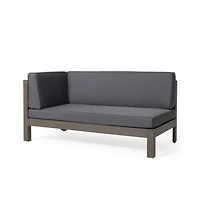 Streamdale Acacia Sofa Durable Wood, Water-Resistant Cushions