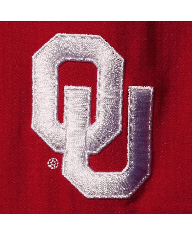Columbia Men's Crimson Oklahoma Sooners Big Tall Tamiami Omni-Shade Button-Down Shirt