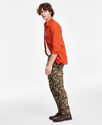 Sun + Stone Men's Morrison Camouflage Cargo Pants
