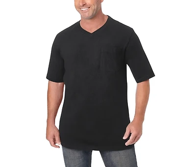 KingSize Big & Tall Shrink-Less Lightweight Longer-Length V-Neck T-Shirt