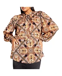 City Chic Women's Lucille Print Shirt