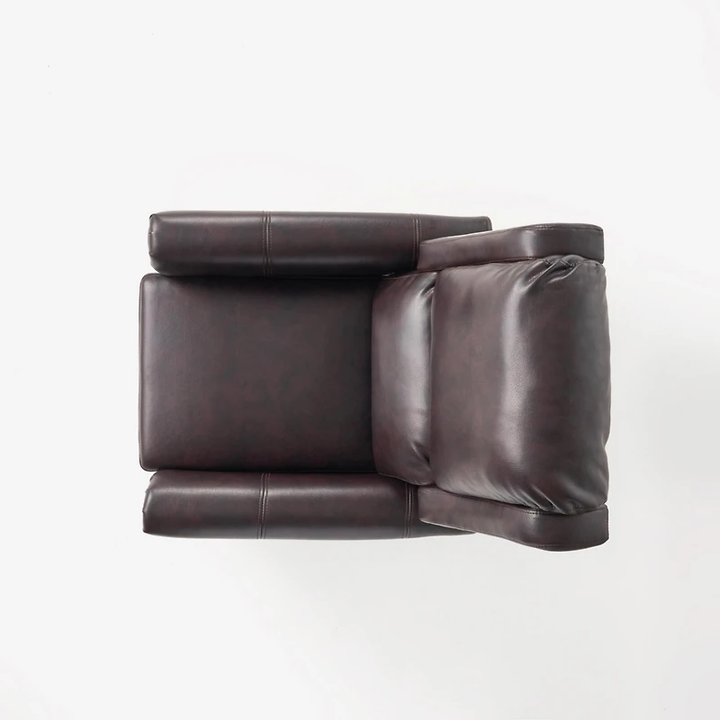 Streamdale Memphis Pu Leather Club Chair, Espresso Finish