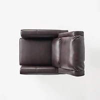 Streamdale Memphis Pu Leather Club Chair, Espresso Finish