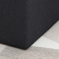 Streamdale Navy Blue 16.5" Square Ottoman for Extra Seating or Footrest