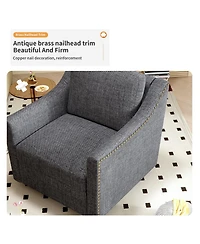 Streamdale Versatile 360 Swivel Barrel Chair for Modern Living