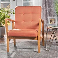 Streamdale Chic and Cozy Mid-Century Modern Tufted Armchair