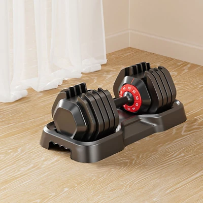 Streamdale Furniture 10-in-1 Adjustable Dumbbells Space-Saving Solution, Weight Change in a Snap