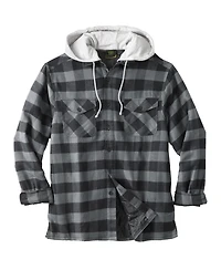 Boulder Creek Big & Tall by KingSize Removable Hooded Shirt Jacket