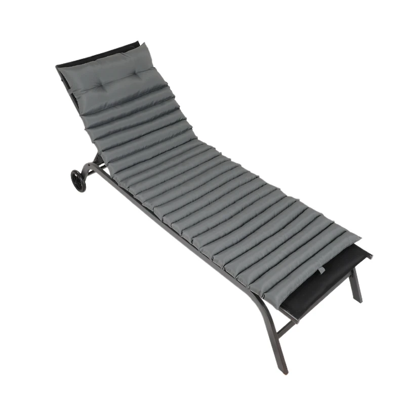 Streamdale Premium 72.8" Uv-Resistant Outdoor Chaise Lounge Cushions (2 Pack)