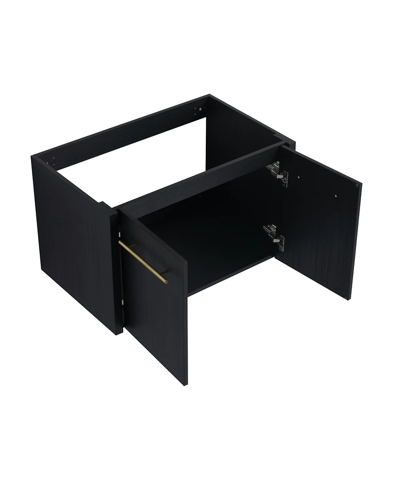 Inch Wall-mounted Bathroom Vanity (Only the Cabinet Body