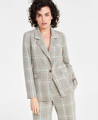 On 34th Women's Solid Boyfriend Blazer, Created for Macy's