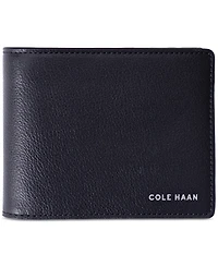 Cole Haan Men's Luxe Rfid Boxshine Extra Capacity Bifold Wallet