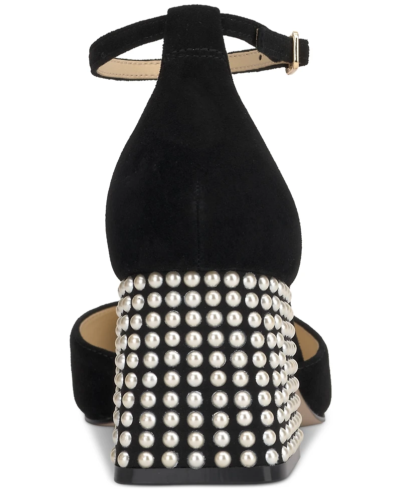Jessica Simpson Women's Fulian Ankle-Strap Block-Heel Pumps