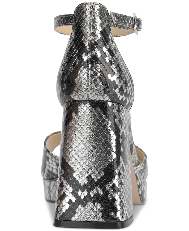 Jessica Simpson Women's Kaliah Ankle-Strap Block-Heel Dress Sandals