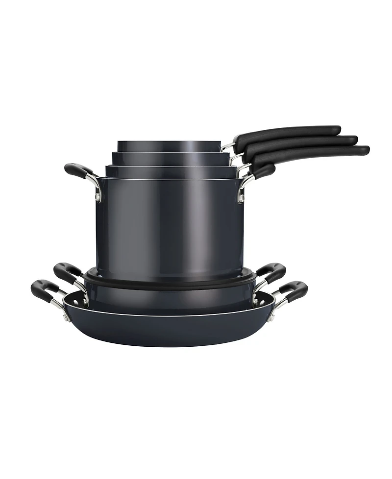 Tramontina Porcelain Enamel Heavy Gauge Aluminum Non Stick 11 Piece Cookware Set